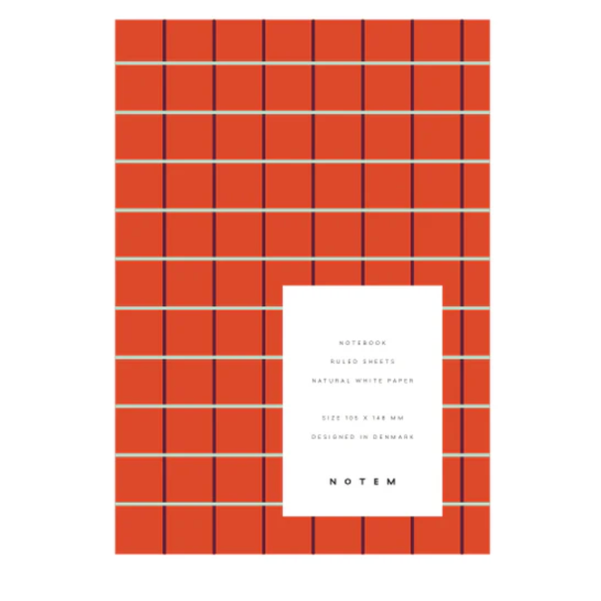 Notem UMA Notebook Small - Orange - Winter's Moon 