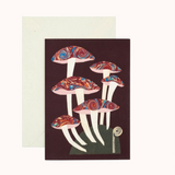 'Marble Mushrooms' Greetings Card