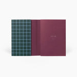 Notem UMA Notebook Small - Dark Green - Winter's Moon 