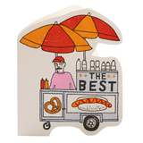 'Pretzel Cart' Greetings Card