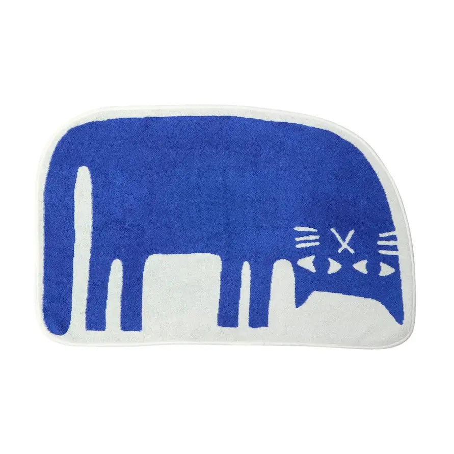 Lazy Cat Bath Mat by Donna Wilson - Winter's Moon 