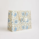 Block Printed Luxury Gift Bags - Large (Bluestone) - Winter's Moon 
