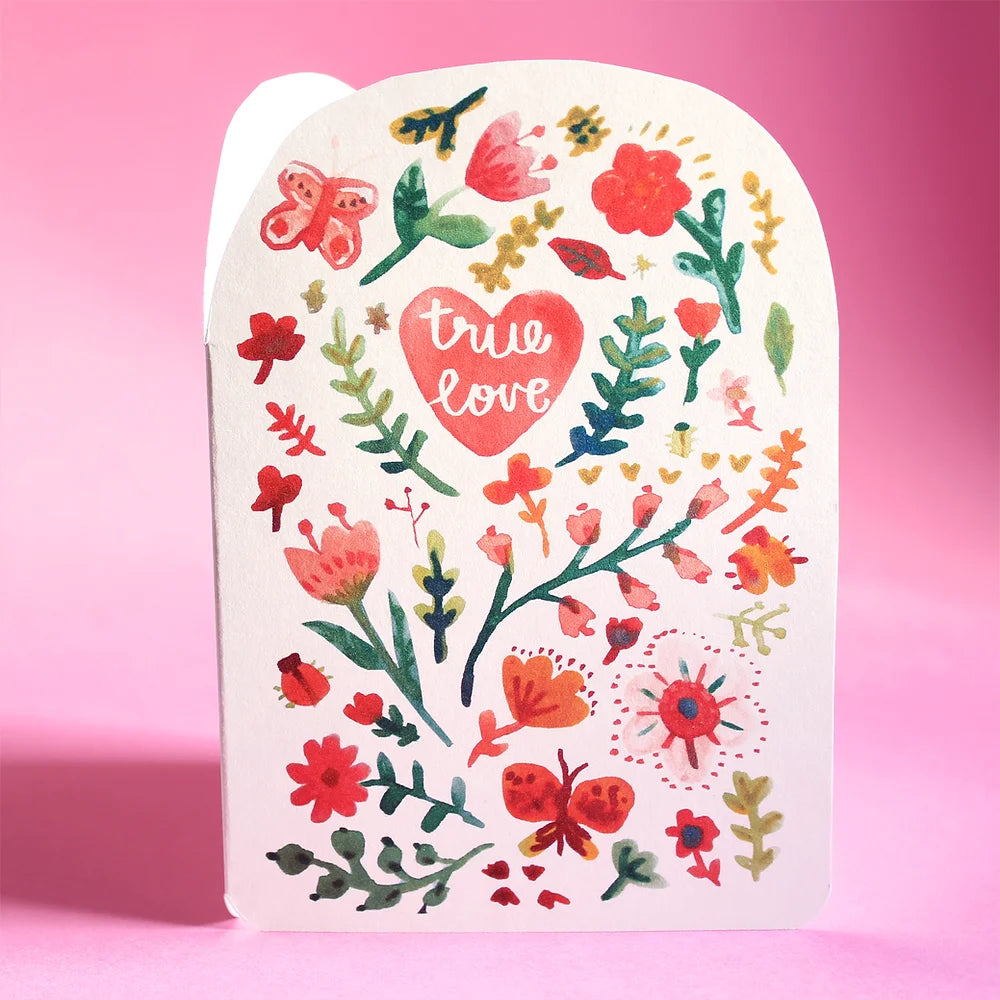 'True Love' Greetings Card - Winter's Moon 
