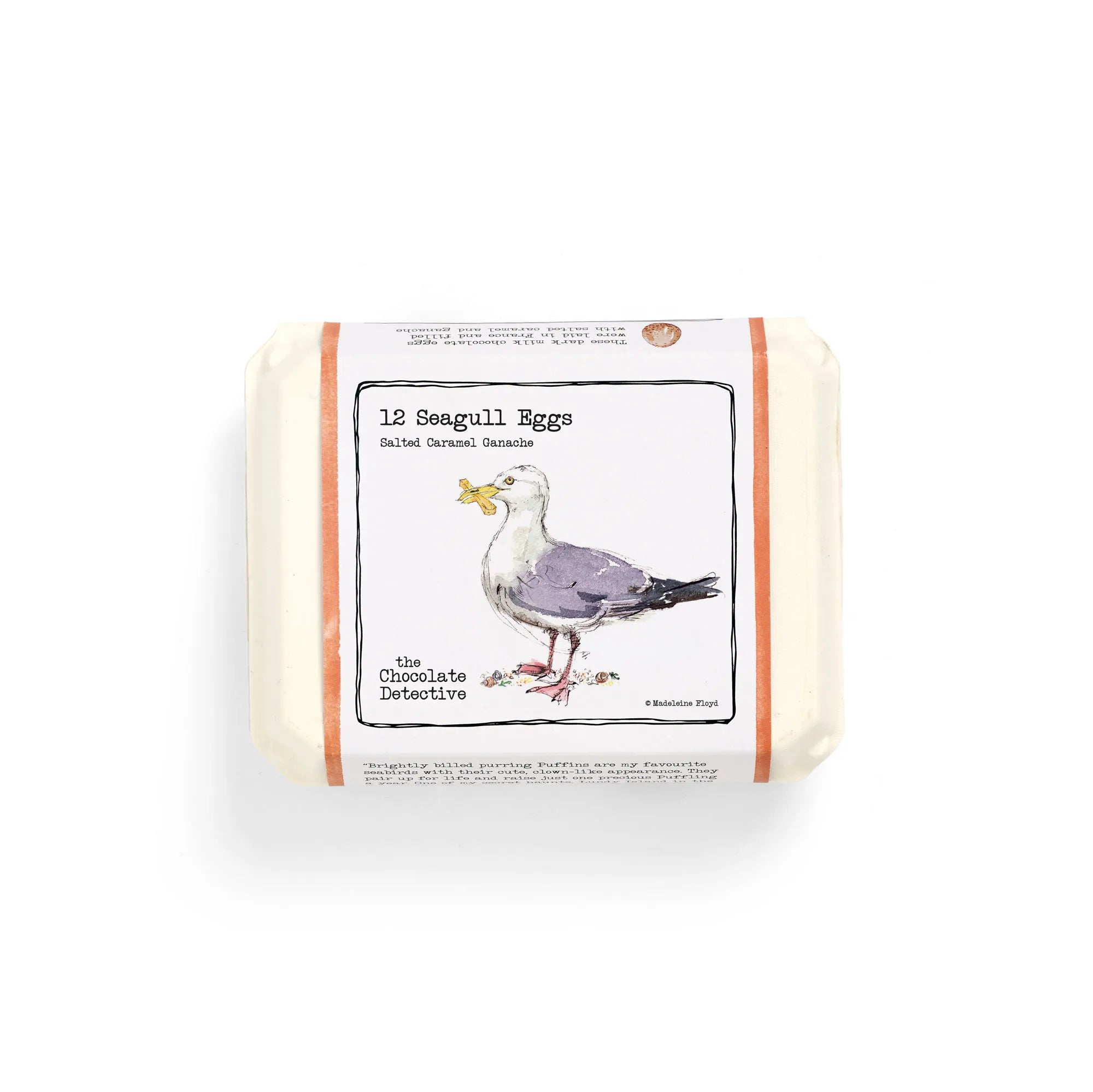the chocolate detective - seagull egg box - winter's moon