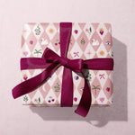 'Blush Harlequin' Wrapping Paper - Winter's Moon 