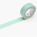 MT Washi Tape - Emerald Check - Winter's Moon 