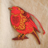 Robin Wooden Ornament