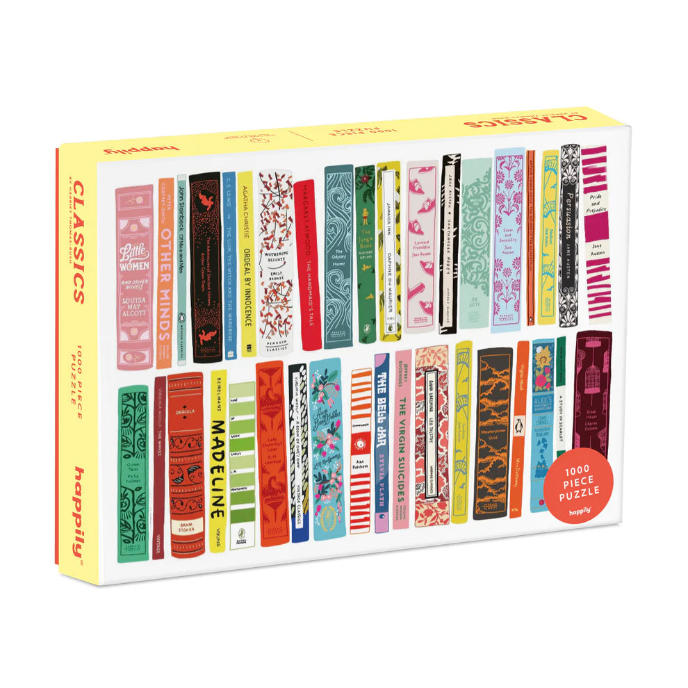 Happily Classics 1000 piece jigsaw box on white background