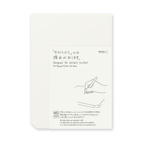 midori cotton paper pad for sketching and writing