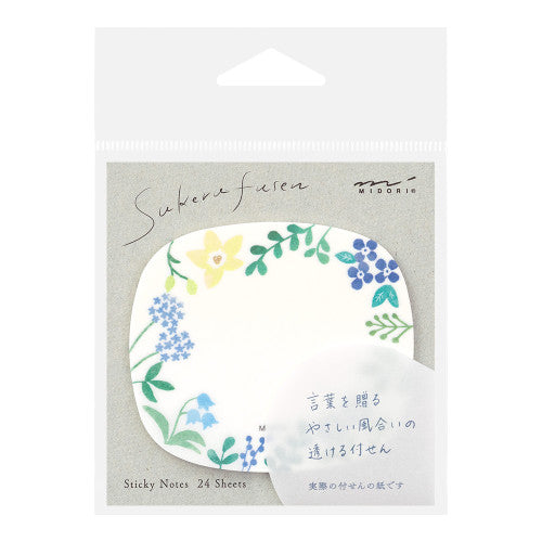 Midori Sticky Notes - Wild Flowers