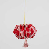 Handmade Paper Origami Christmas Ornament - Rosa