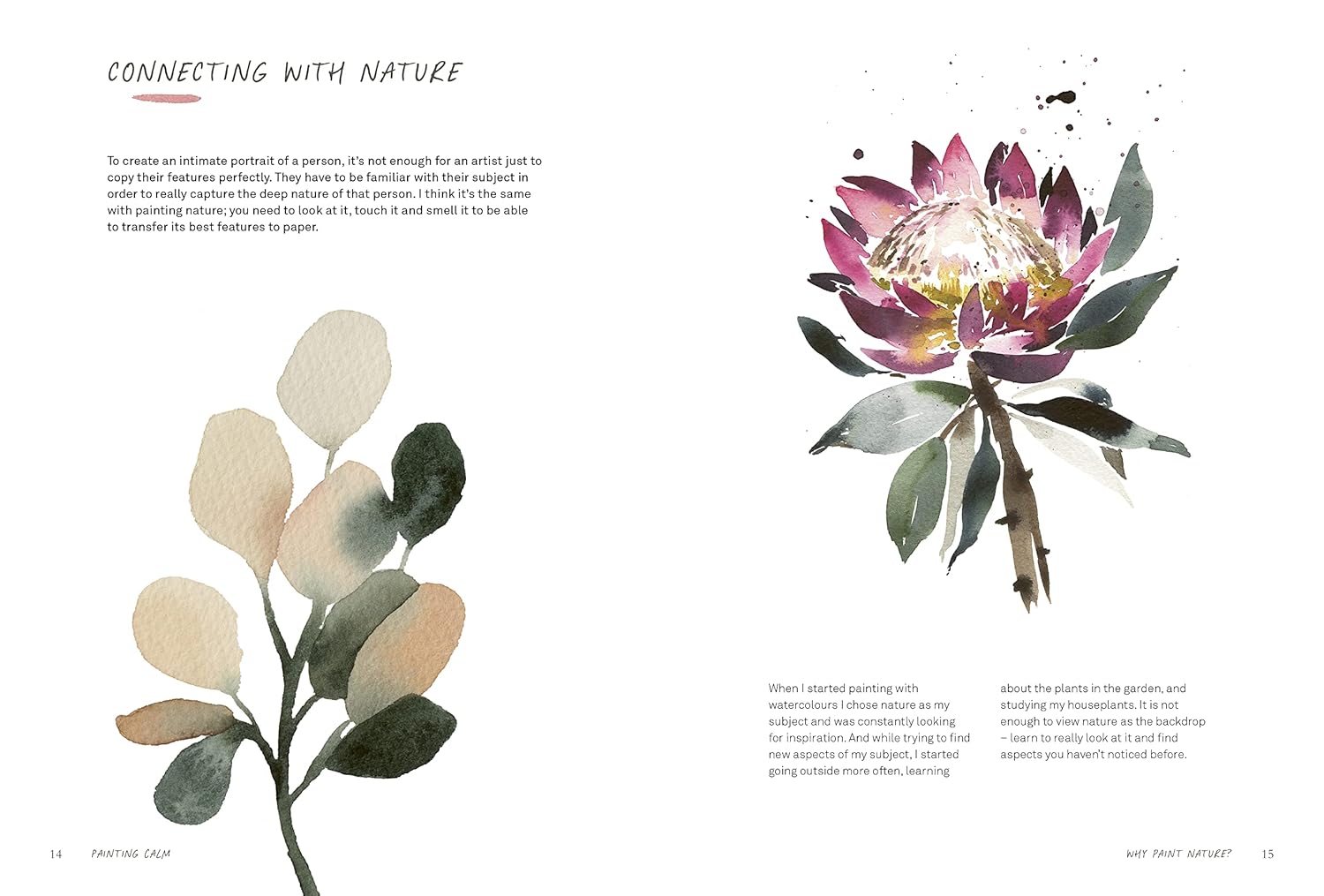 'Painting Calm' Book - Winter's Moon 