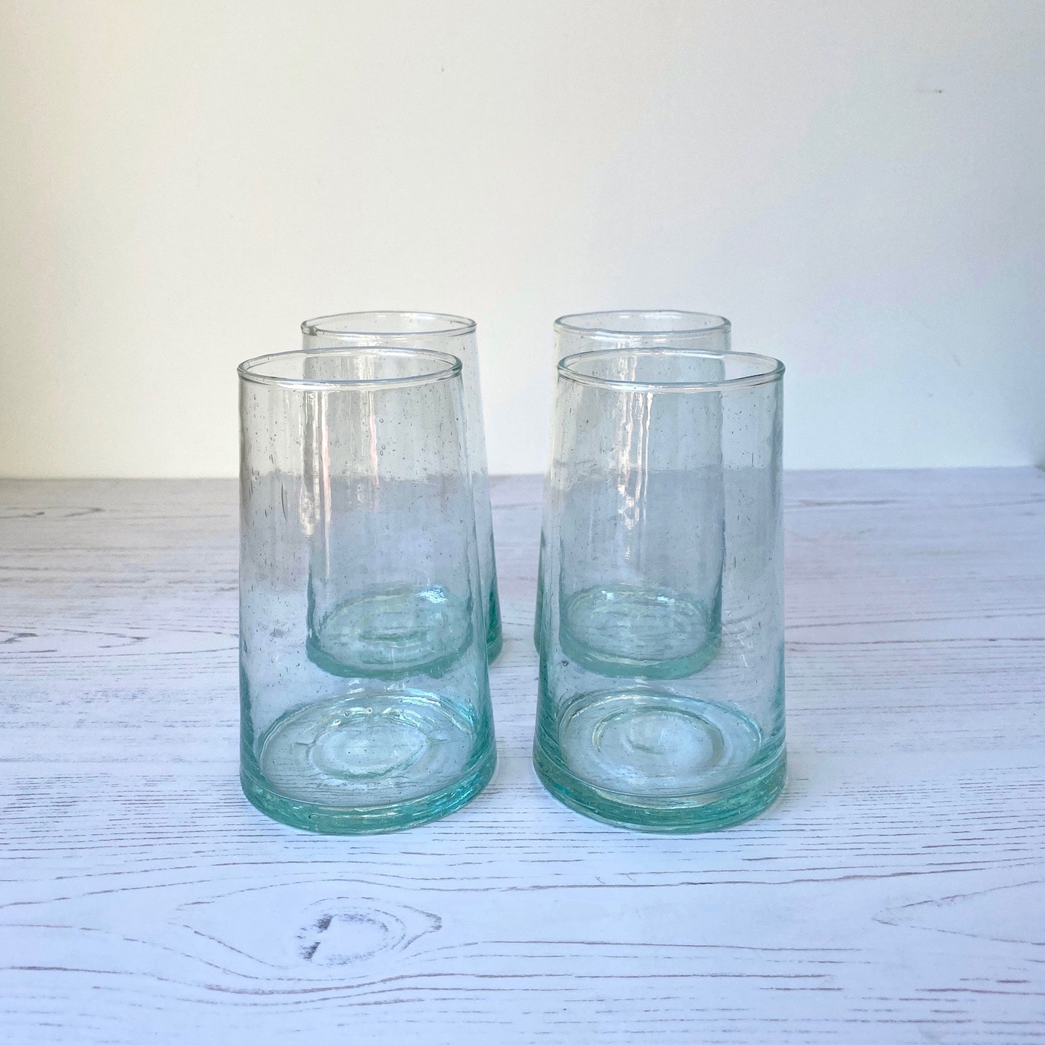 Recycled Highball Glass (set of 4) - Winter's Moon 