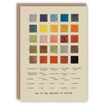 'Meanings of Colours' Greetings Card - Winter's Moon 