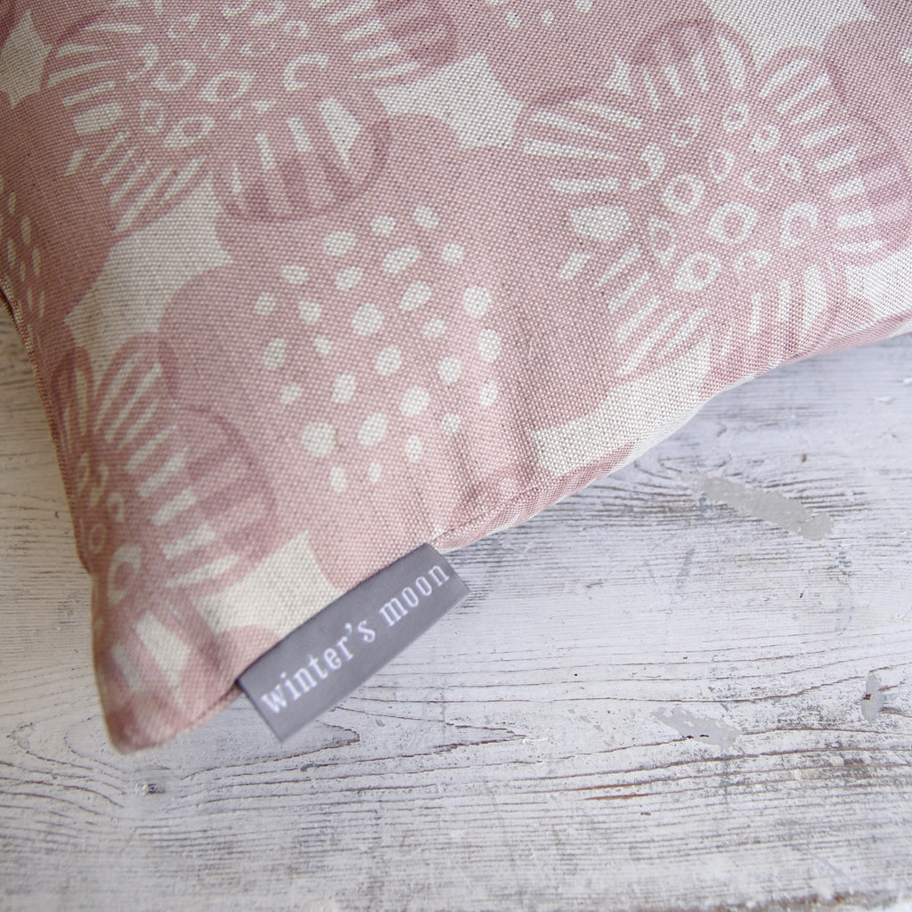 Cushion in Bloom - Blush Pink - Winter's Moon 
