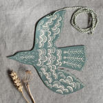 Plywood Hanging Blackbird - 4 colours - Winter's Moon 