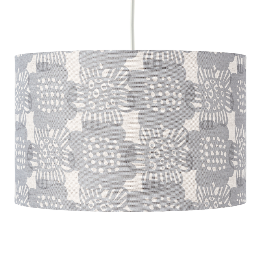 Large Lampshade in Bloom - Winter's Moon 